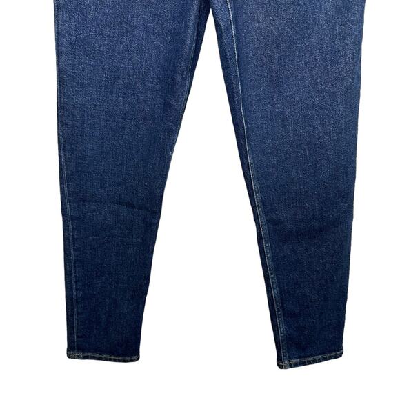 Re/Done 90s High Rise Ankle Crop Dark Rinse - Picture 4 of 9